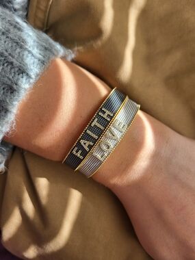 Freida Rothman LOVE & FAITH Cuffs
